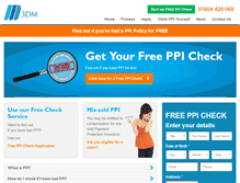 Tablet Screenshot of ppi-refunds.com